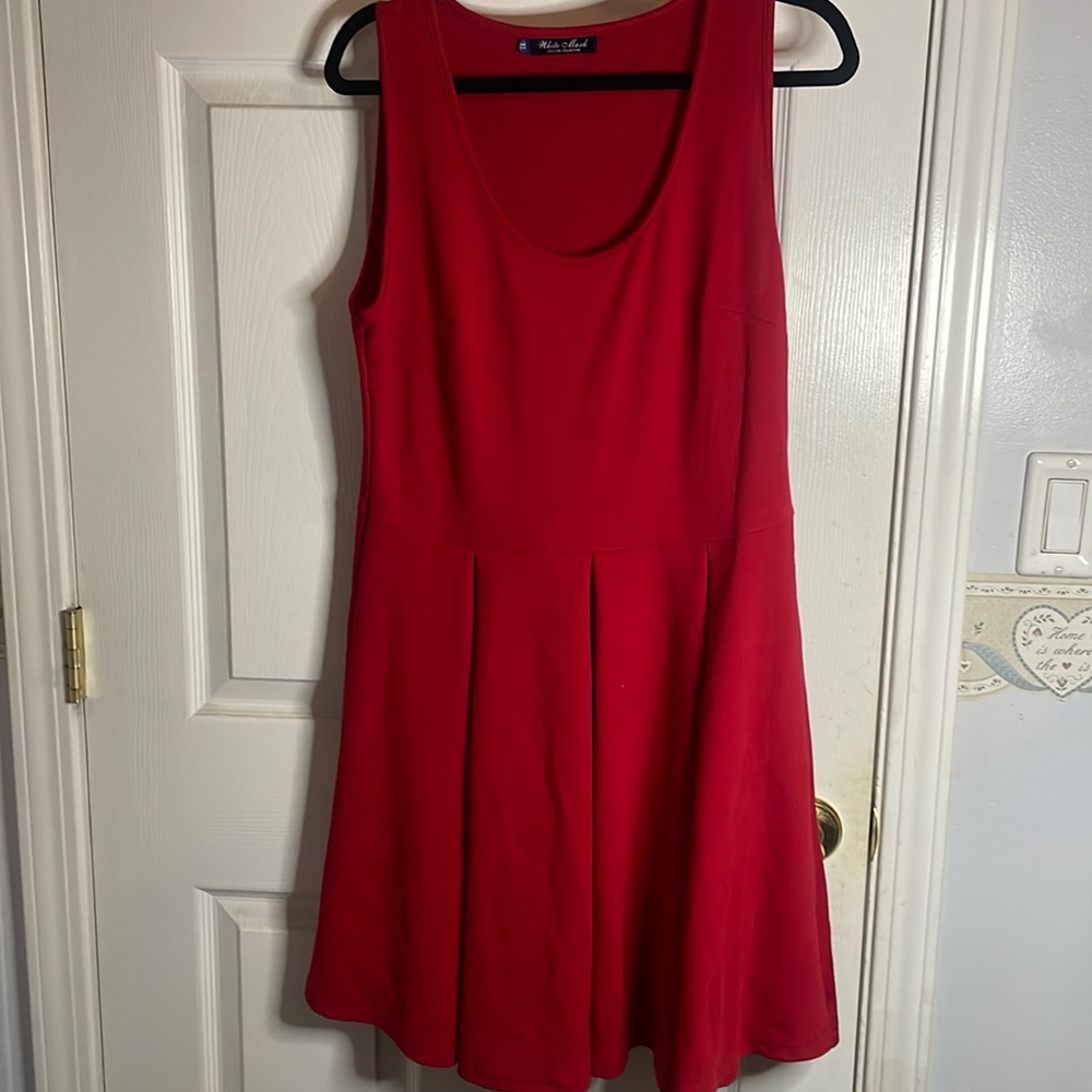 Red swing dress size XL